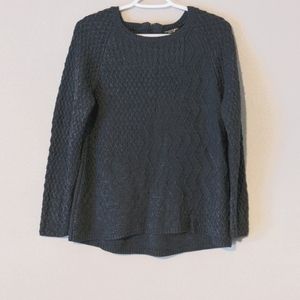 Dark Grey multi-texture Sweater